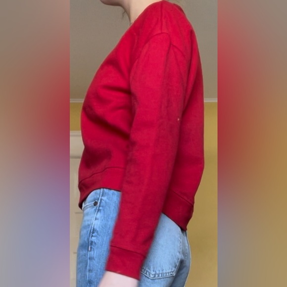 Red Tommy Hilfiger Sweatshirt- Perfect Condition - Picture 4 of 6